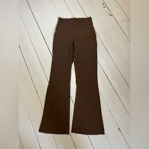 lululemon athletica Brown Flare Cut Pants